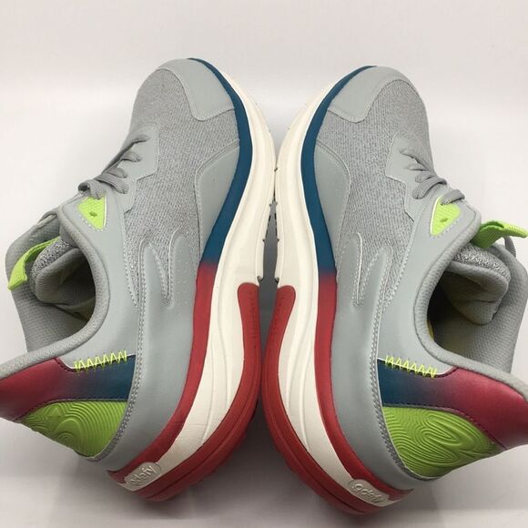 Gravity Defyer Gdefy Energiya Athletic Walking Sneakers, M 11.5 Gry/Red/Blk/Grn - Picture 8 of 16